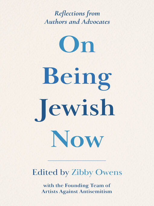 Title details for On Being Jewish Now by Zibby Owens - Wait list